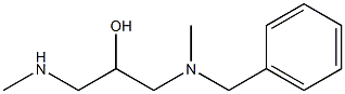 benzyl[2-hydroxy-3-(methylamino)propyl]methylamine Structure