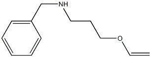 benzyl[3-(ethenyloxy)propyl]amine Structure