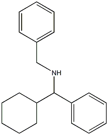 benzyl[cyclohexyl(phenyl)methyl]amine Structure
