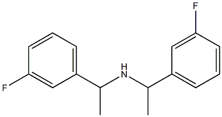bis[1-(3-fluorophenyl)ethyl]amine Structure
