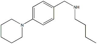 butyl({[4-(piperidin-1-yl)phenyl]methyl})amine Structure