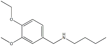 butyl[(4-ethoxy-3-methoxyphenyl)methyl]amine Structure