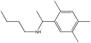 butyl[1-(2,4,5-trimethylphenyl)ethyl]amine Structure