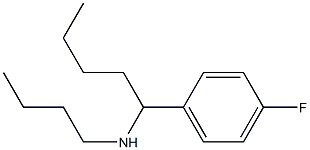 butyl[1-(4-fluorophenyl)pentyl]amine 구조식 이미지