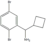 cyclobutyl(2,5-dibromophenyl)methanamine 구조식 이미지