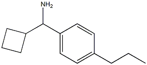 cyclobutyl(4-propylphenyl)methanamine 구조식 이미지