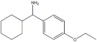 cyclohexyl(4-ethoxyphenyl)methanamine Structure