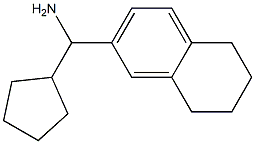 cyclopentyl(5,6,7,8-tetrahydronaphthalen-2-yl)methanamine Structure