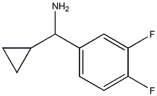 cyclopropyl(3,4-difluorophenyl)methanamine Structure