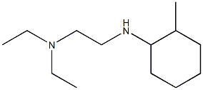 diethyl({2-[(2-methylcyclohexyl)amino]ethyl})amine Structure