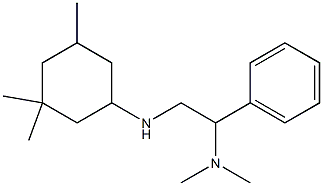 dimethyl({1-phenyl-2-[(3,3,5-trimethylcyclohexyl)amino]ethyl})amine Structure