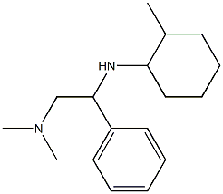 dimethyl({2-[(2-methylcyclohexyl)amino]-2-phenylethyl})amine Structure