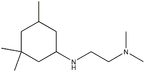 dimethyl({2-[(3,3,5-trimethylcyclohexyl)amino]ethyl})amine Structure