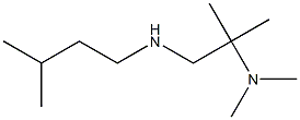 dimethyl({2-methyl-1-[(3-methylbutyl)amino]propan-2-yl})amine Structure