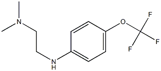 dimethyl(2-{[4-(trifluoromethoxy)phenyl]amino}ethyl)amine Structure