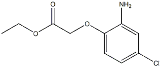 ethyl (2-amino-4-chlorophenoxy)acetate 구조식 이미지