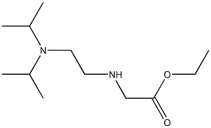 ethyl 2-({2-[bis(propan-2-yl)amino]ethyl}amino)acetate Structure