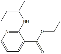 ethyl 2-(butan-2-ylamino)pyridine-3-carboxylate 구조식 이미지