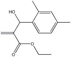 ethyl 2-[(2,4-dimethylphenyl)(hydroxy)methyl]prop-2-enoate 구조식 이미지