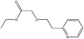 ethyl 2-[2-(pyridin-2-yl)ethoxy]acetate 구조식 이미지