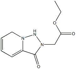 ethyl 2-{3-oxo-2H,3H-[1,2,4]triazolo[3,4-a]pyridin-2-yl}acetate 구조식 이미지