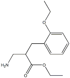 ethyl 3-amino-2-[(2-ethoxyphenyl)methyl]propanoate Structure
