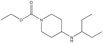 ethyl 4-(pentan-3-ylamino)piperidine-1-carboxylate 구조식 이미지