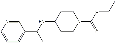 ethyl 4-{[1-(pyridin-3-yl)ethyl]amino}piperidine-1-carboxylate 구조식 이미지