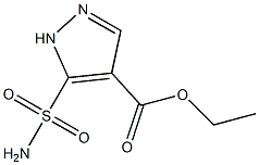 ethyl 5-(aminosulfonyl)-1H-pyrazole-4-carboxylate 구조식 이미지