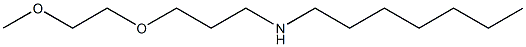 heptyl[3-(2-methoxyethoxy)propyl]amine Structure