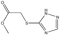 methyl 2-(1H-1,2,4-triazol-5-ylsulfanyl)acetate Structure