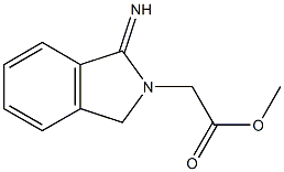 methyl 2-(1-imino-2,3-dihydro-1H-isoindol-2-yl)acetate Structure