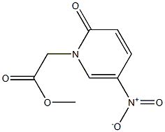 methyl 2-(5-nitro-2-oxo-1,2-dihydropyridin-1-yl)acetate 구조식 이미지