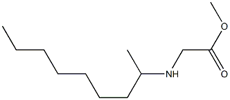 methyl 2-(nonan-2-ylamino)acetate Structure