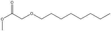 methyl 2-(octyloxy)acetate 구조식 이미지