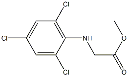 methyl 2-[(2,4,6-trichlorophenyl)amino]acetate Structure