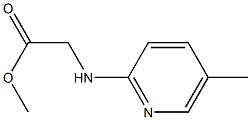 methyl 2-[(5-methylpyridin-2-yl)amino]acetate Structure