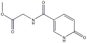 methyl 2-[(6-oxo-1,6-dihydropyridin-3-yl)formamido]acetate 구조식 이미지