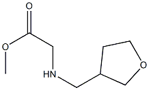 methyl 2-[(oxolan-3-ylmethyl)amino]acetate Structure