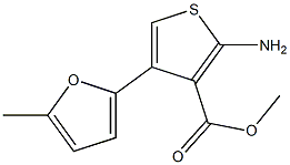 methyl 2-amino-4-(5-methylfuran-2-yl)thiophene-3-carboxylate Structure