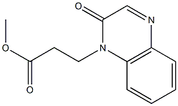 methyl 3-(2-oxo-1,2-dihydroquinoxalin-1-yl)propanoate 구조식 이미지