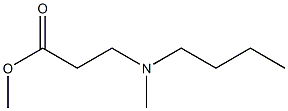 methyl 3-[butyl(methyl)amino]propanoate 구조식 이미지