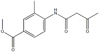 methyl 3-methyl-4-(3-oxobutanamido)benzoate Structure