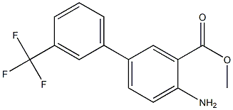 methyl 4-amino-3'-(trifluoromethyl)-1,1'-biphenyl-3-carboxylate 구조식 이미지
