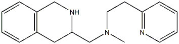 methyl[2-(pyridin-2-yl)ethyl](1,2,3,4-tetrahydroisoquinolin-3-ylmethyl)amine Structure