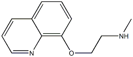 methyl[2-(quinolin-8-yloxy)ethyl]amine 구조식 이미지