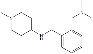 N-({2-[(dimethylamino)methyl]phenyl}methyl)-1-methylpiperidin-4-amine Structure