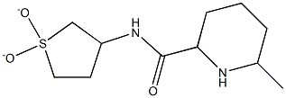 N-(1,1-dioxidotetrahydrothien-3-yl)-6-methylpiperidine-2-carboxamide 구조식 이미지