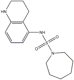 N-(1,2,3,4-tetrahydroquinolin-5-yl)azepane-1-sulfonamide Structure