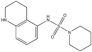 N-(1,2,3,4-tetrahydroquinolin-5-yl)piperidine-1-sulfonamide Structure